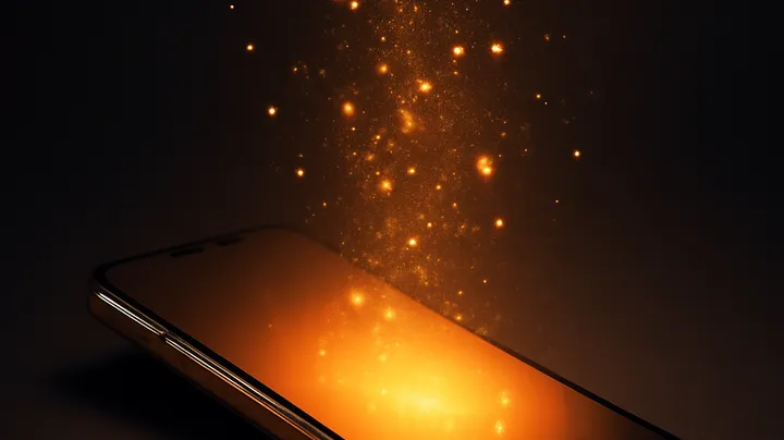 3444BDT COM - Modern phone with glowing screen 3444BDT COM Modern phone with glowing screen